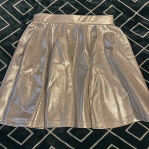 Shimmering Gold Kids Skirt